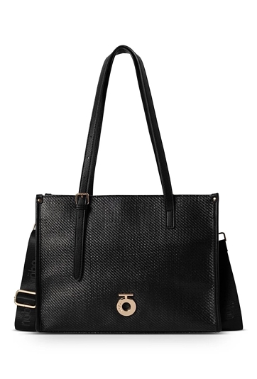 Letnia shopper Nobo z plecionką