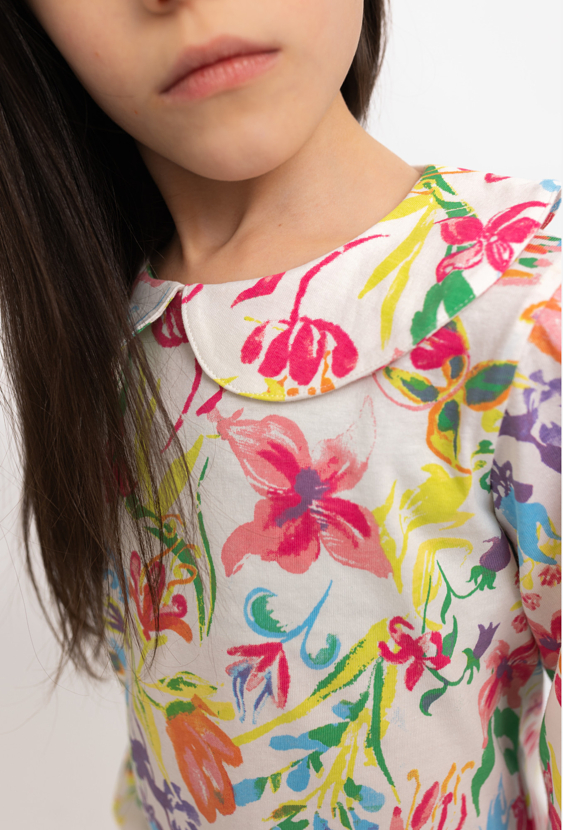 Bluzka z długim rękawem dla dziewczynki