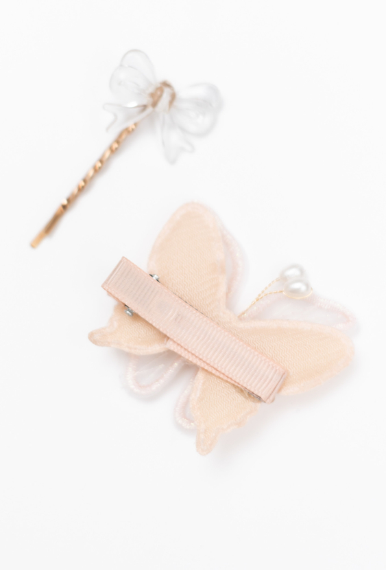 Zestaw dziewczęcych spinek