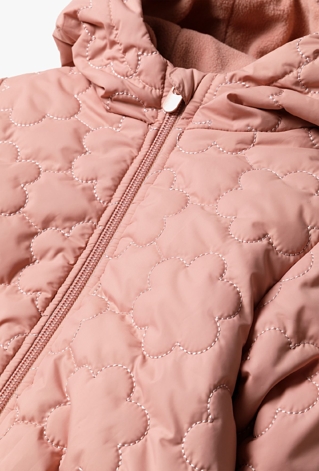 Kurtka przejściowa niemowlęca różowa w kwiatki - 5.10.15.