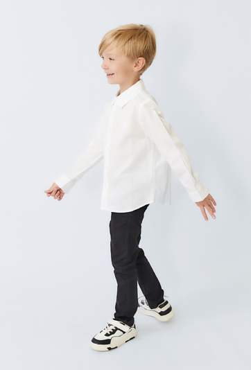 Spodnie chłopięce klasyczne slim – czarne