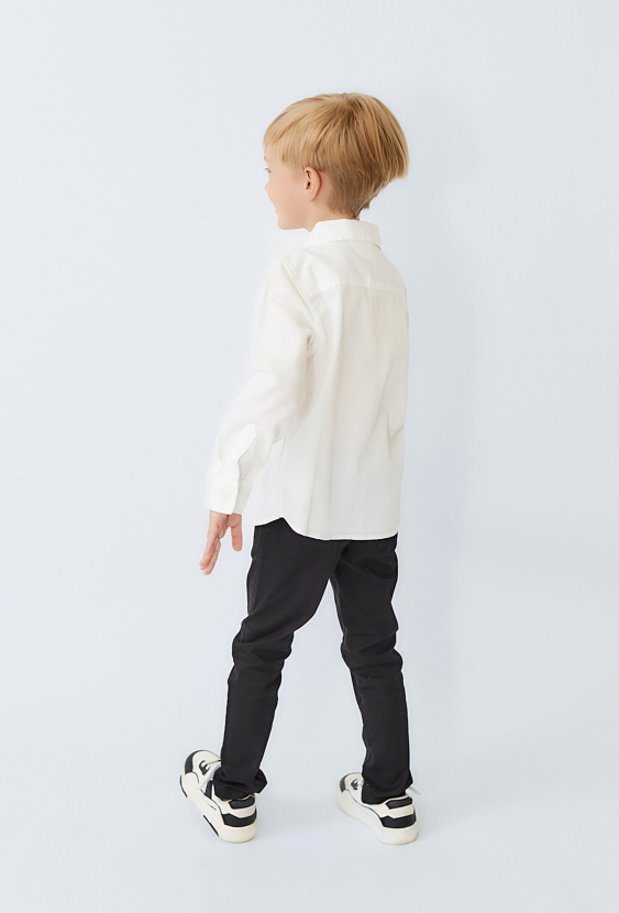 Spodnie chłopięce klasyczne slim – czarne