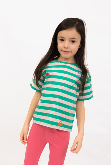 Koszulka dziewczęca w paski