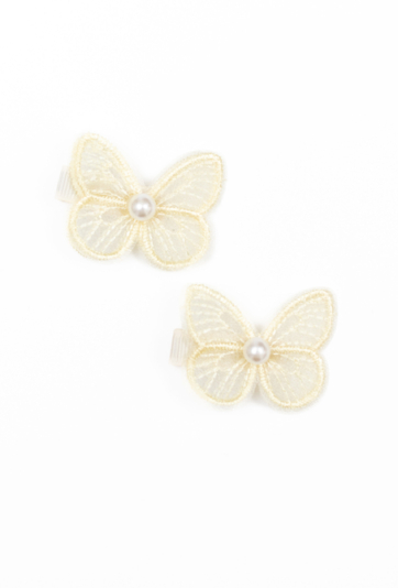 Spinki dziewczęce motylki - 2szt