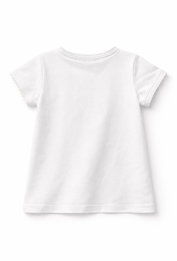 Koszulka dziewczęca z nadrukiem motyla