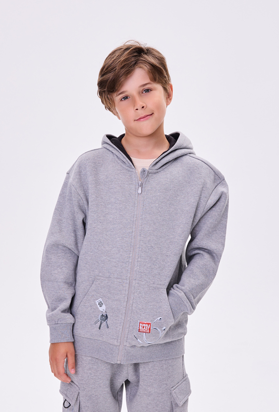 Bluza chłopięca z kapturem comfort