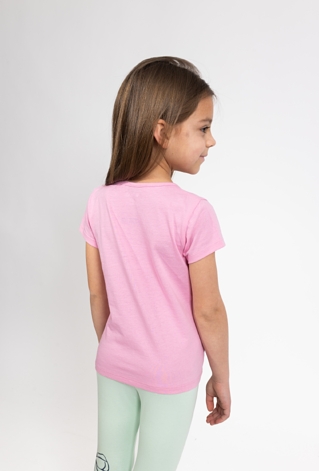 Dziewczęca koszulka z miękkim nadrukiem