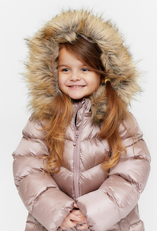 Płaszcz zimowy pikowany dla dziewczynki - 5.10.15