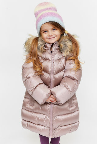 Płaszcz zimowy pikowany dla dziewczynki - 5.10.15