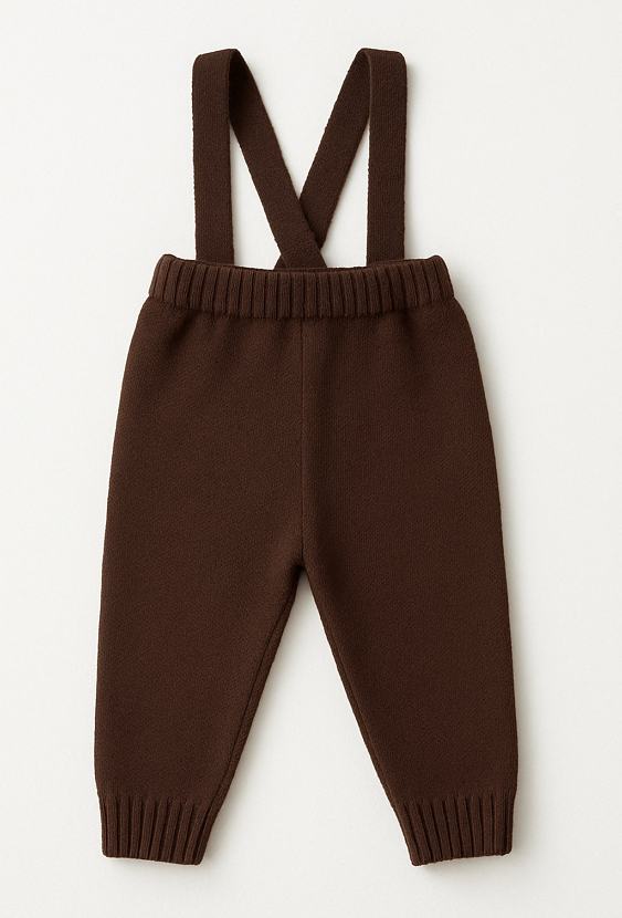 Ogrodniczki dzianinowe niemowlęce