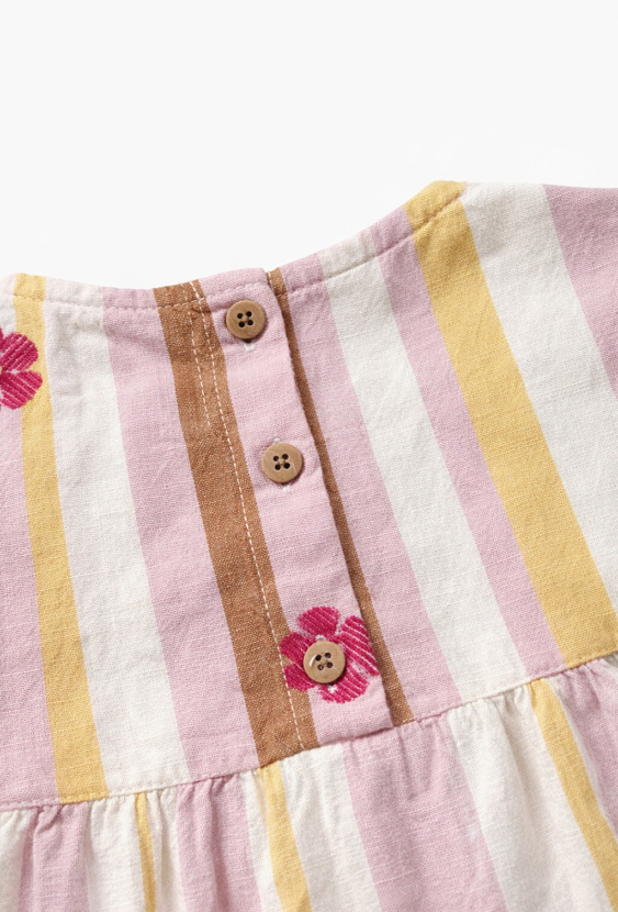 Bluzka dla dziewczynki w pastelowe pasy