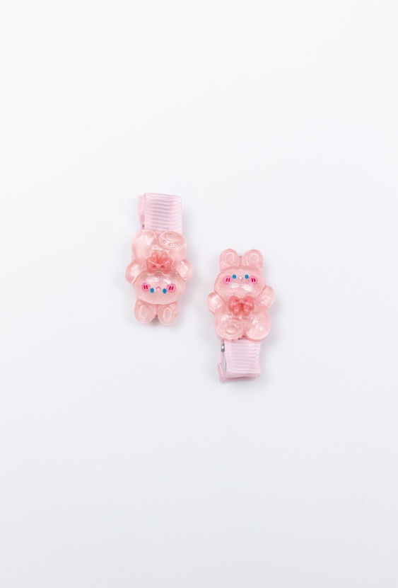 Spinki - różowe misie