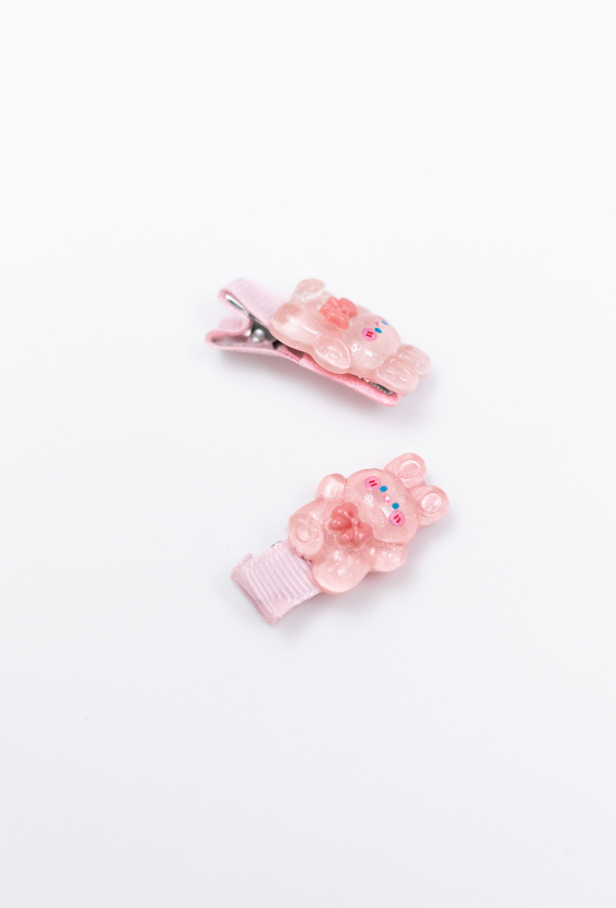 Spinki - różowe misie