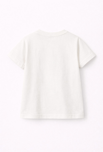 Biała koszulka dziewczęca -  Tea Time