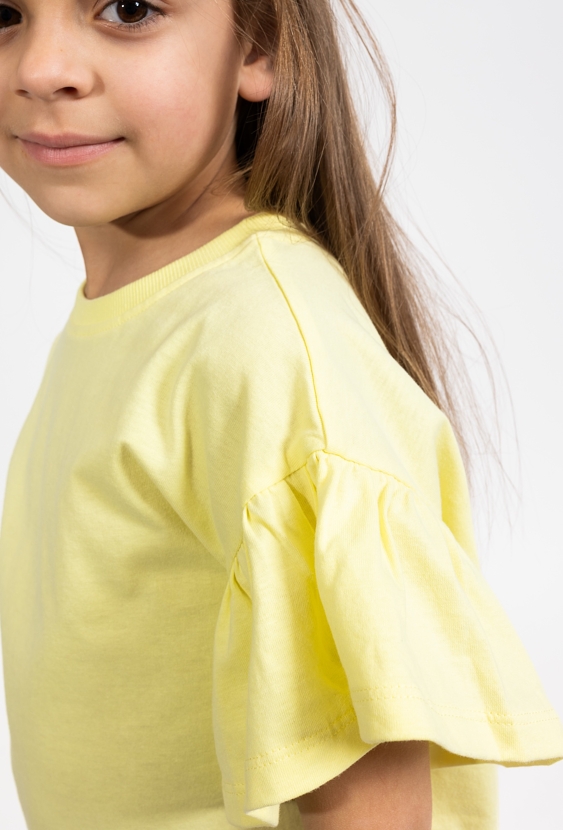 Dziewczęca koszulka z szerokimi rękawami