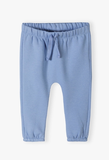 Spodnie dresowe niemowlęce niebieskie