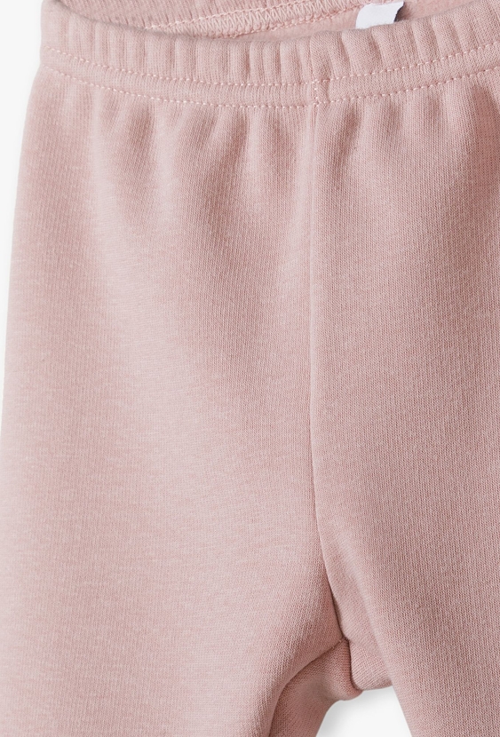 Różowe legginsy niemowlęce - 5.10.15.