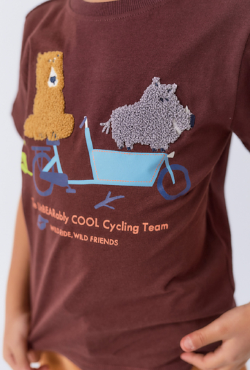 Koszulka chłopięca z aplikacją misiów