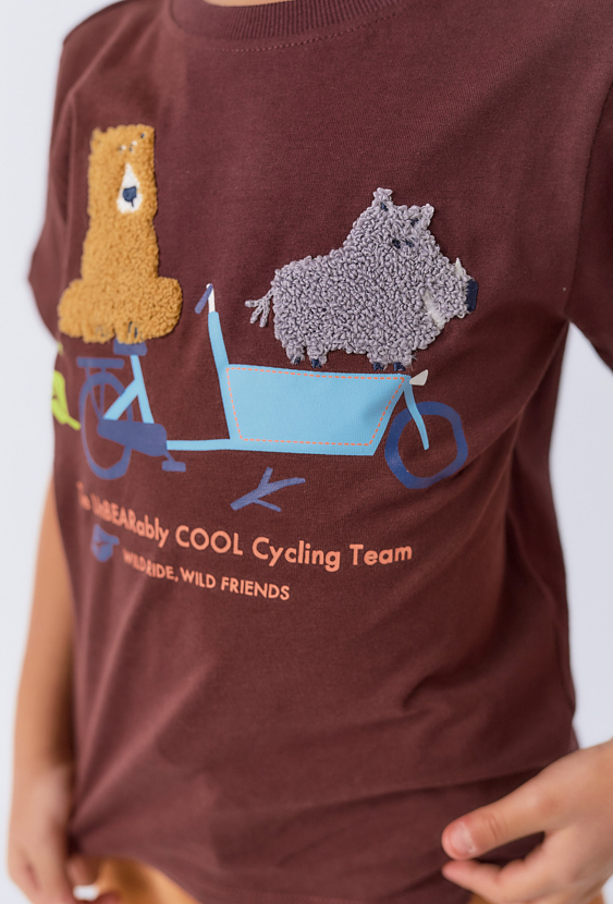 Koszulka chłopięca z aplikacją misiów