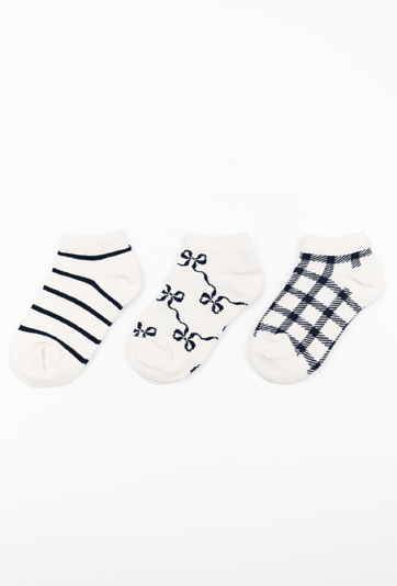 3-pak skarpetek dziewczęcych krótkich