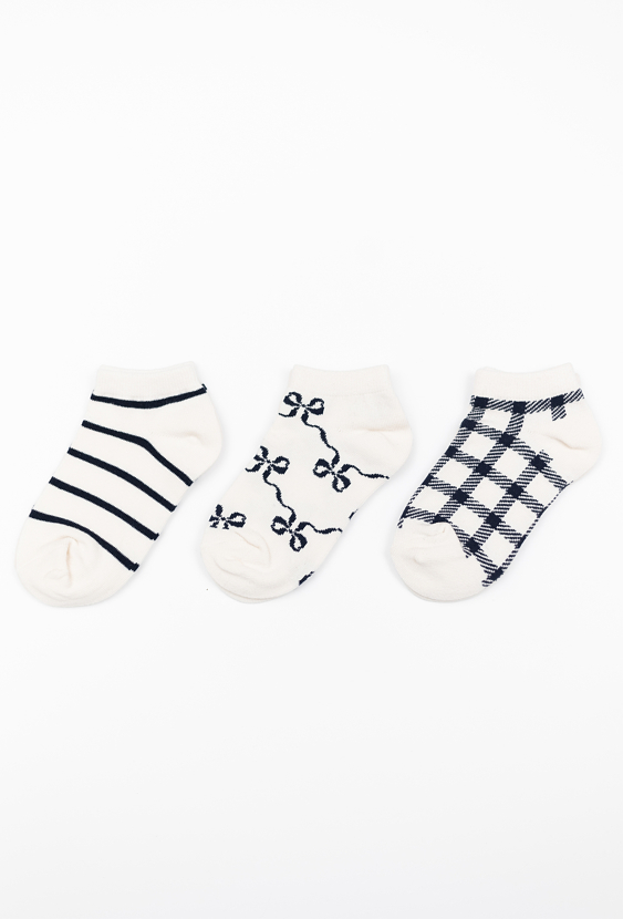 3-pak skarpetek dziewczęcych krótkich