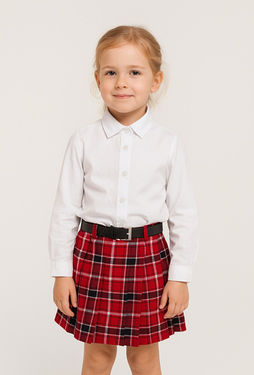 Spódnica w kratę dla dziewczynki