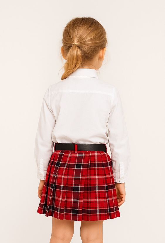 Spódnica w kratę dla dziewczynki