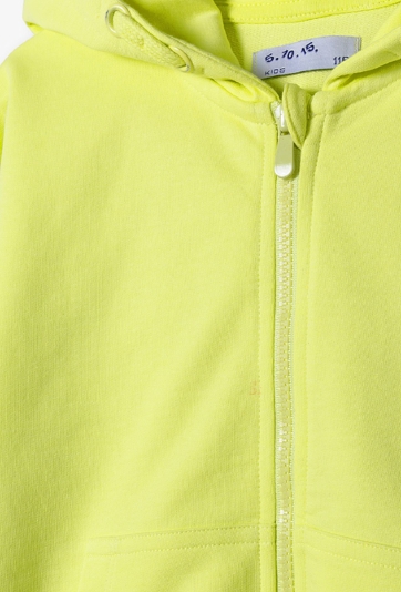 Bluza dresowa z kapturem - limonkowa - 5.10.15.