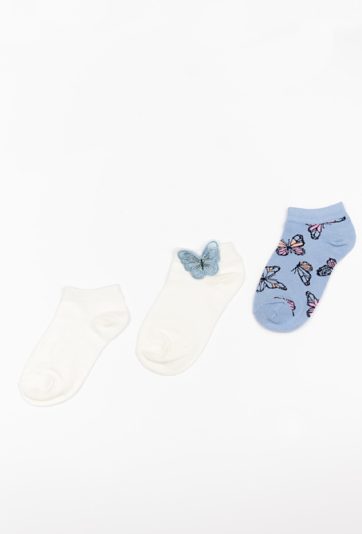 Skarpetki dziewczęce 3-pak