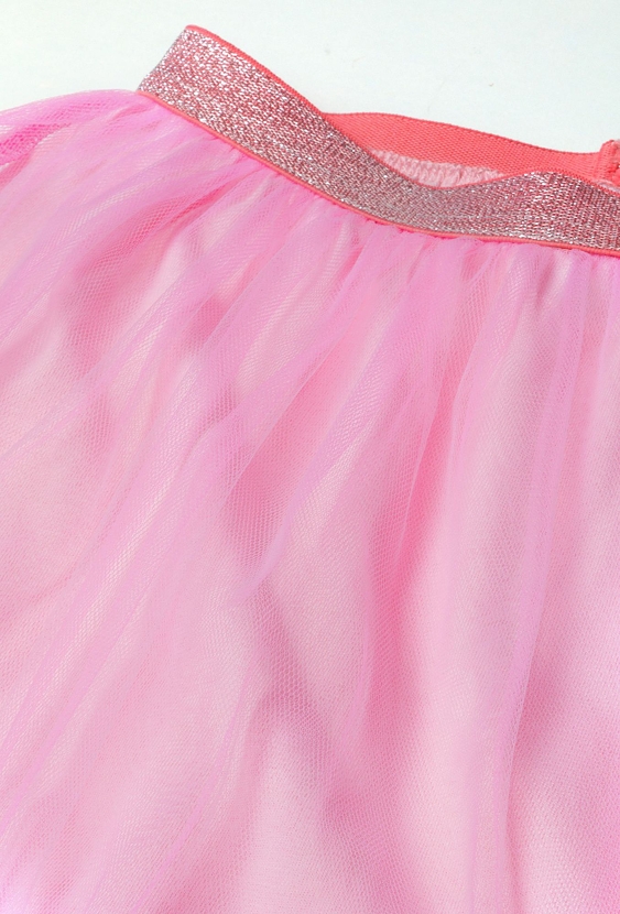 Różowa tiulowa spódniczka dziewczęca