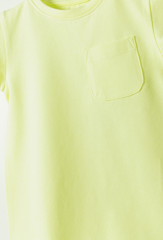 Body bawełniane seledynowe krótkim rękawem