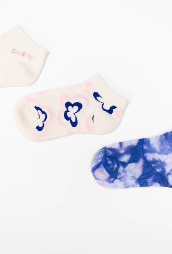 Zestaw dziewczęcych skarpetek - 3-pak