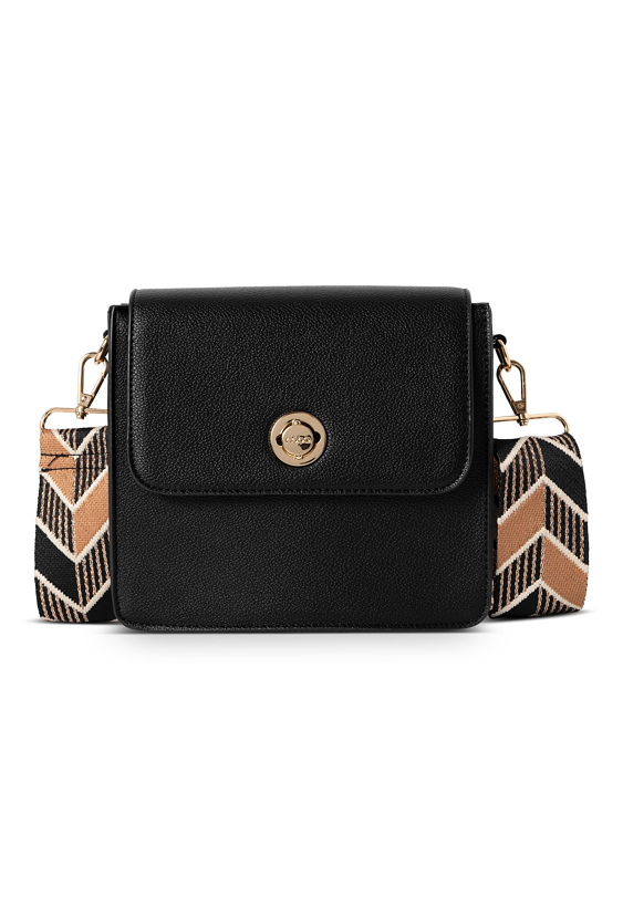 Czarna kwadratowa listonoszka NOBO