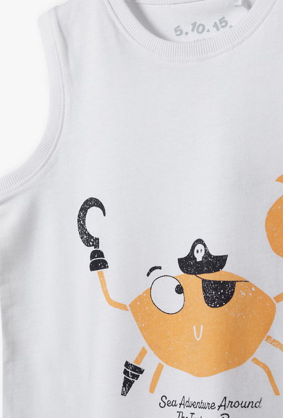 Koszulka bez rękawów dla chłopca