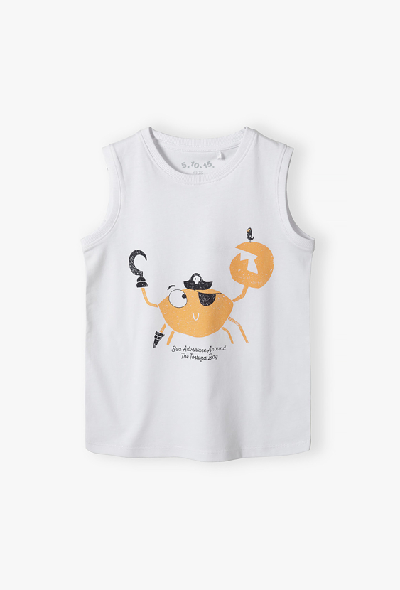 Koszulka bez rękawów dla chłopca