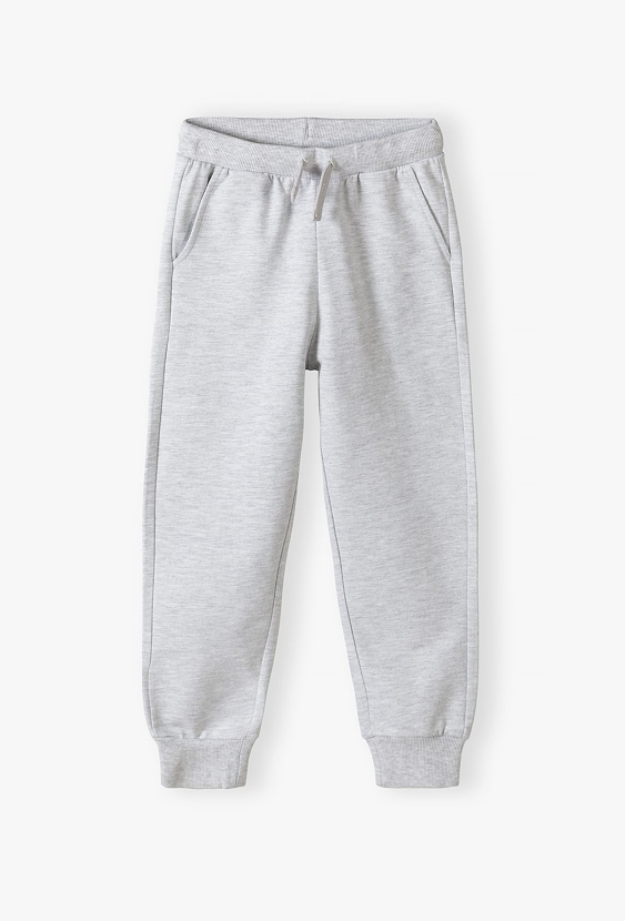 Szare dresowe spodnie - basic - 5.10.15.