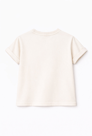 Koszulka dziewczęca z nadrukiem chustki