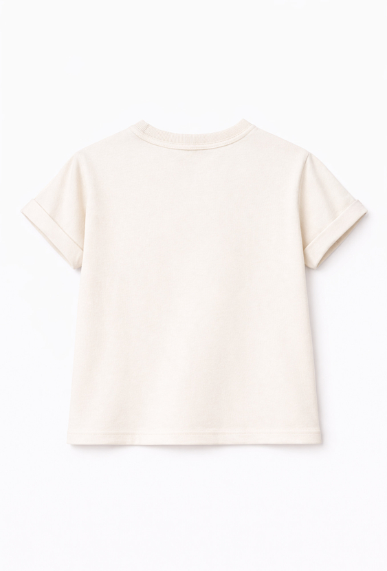 Koszulka dziewczęca z nadrukiem chustki