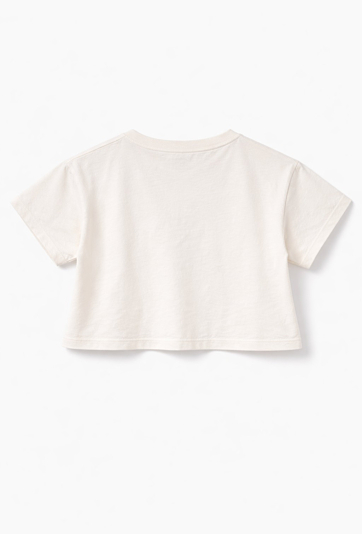 Crop top dziewczęcy - wisienki