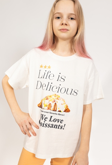 Dziewczęca koszulka oversize