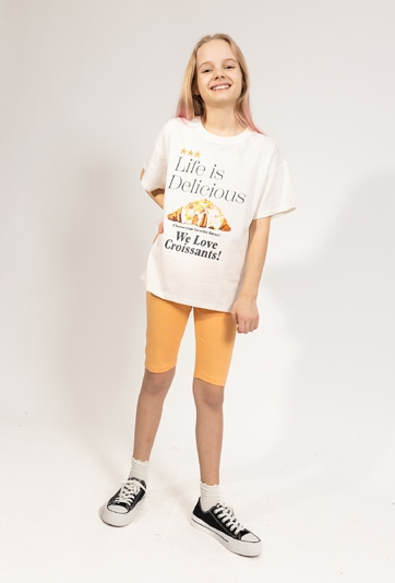 Dziewczęca koszulka oversize