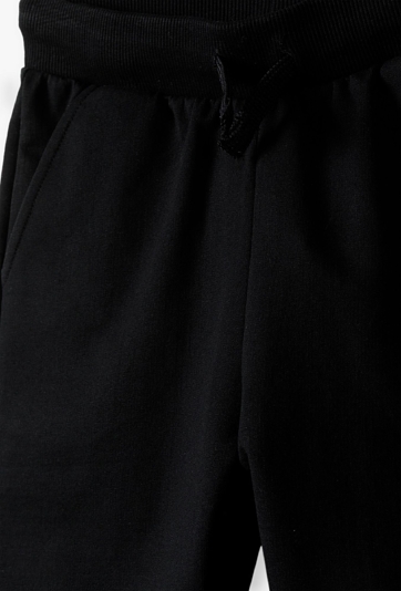 Czarne spodnie dresowe - basic - 5.10.15.