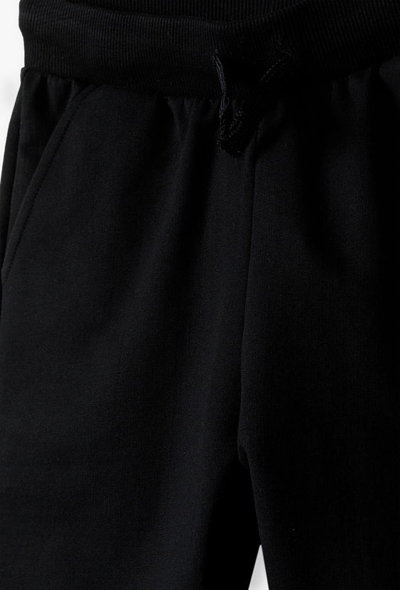 Czarne spodnie dresowe - basic - 5.10.15.