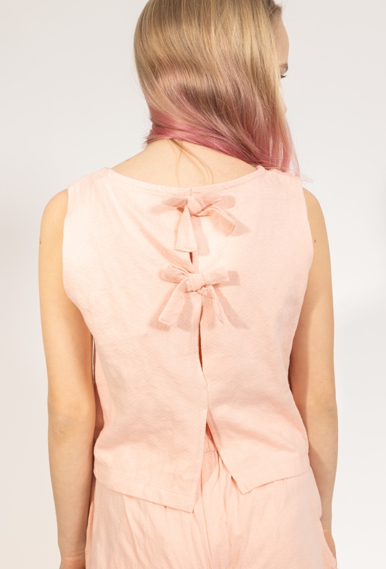 Koszulka dziewczęca z kokardkami