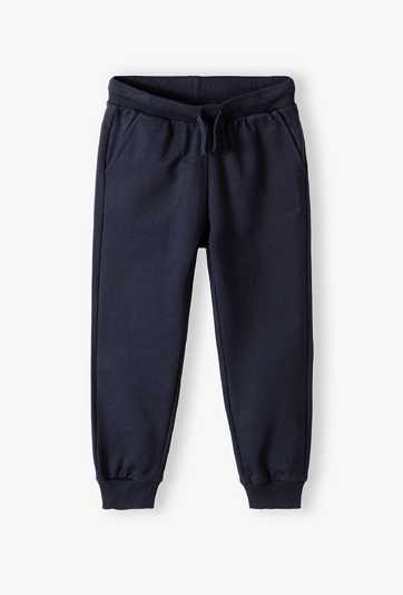 Spodnie dresowe dla chłopca - granatowe