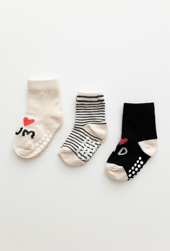Skarpetki niemowlęce chłopięce – 3-pak