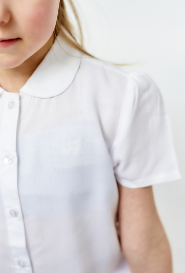 Koszula dziewczęca z krótkim rękawem