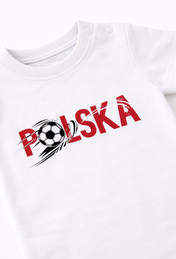 Body niemowlęce z krótkim rękawem – dla małego kibica