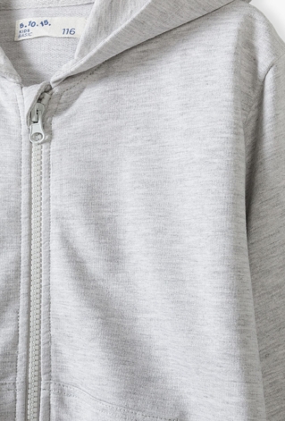 Szara bluza dresowa - basic - 5.10.15.