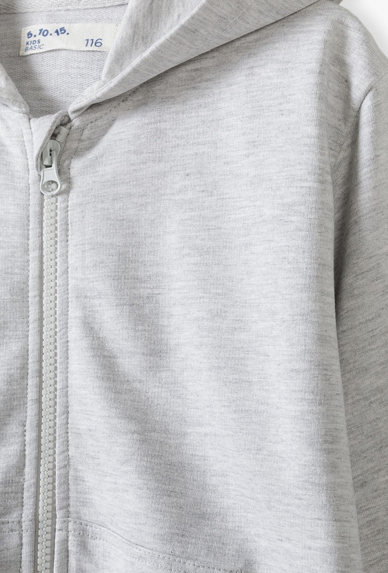 Szara bluza dresowa - basic - 5.10.15.